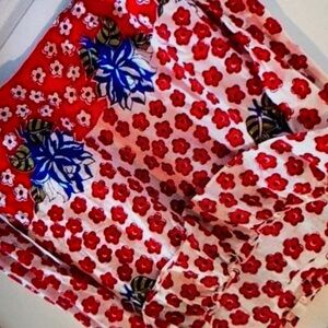 Adorable striped floral design blouse